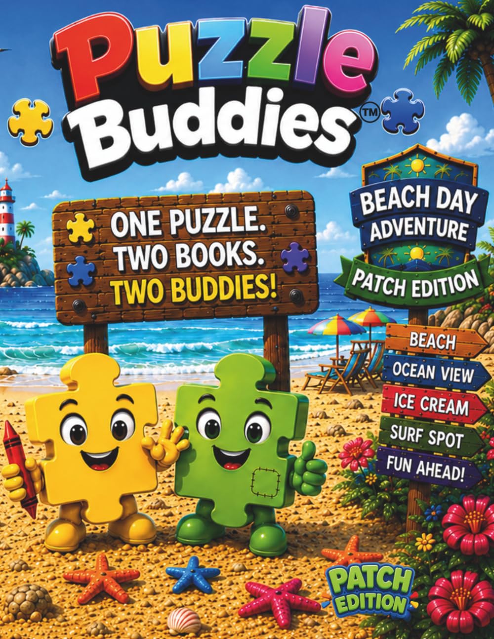 Puzzle Buddies Beach Day Adventure: Patch Edition (Puzzle Buddies Adventures)