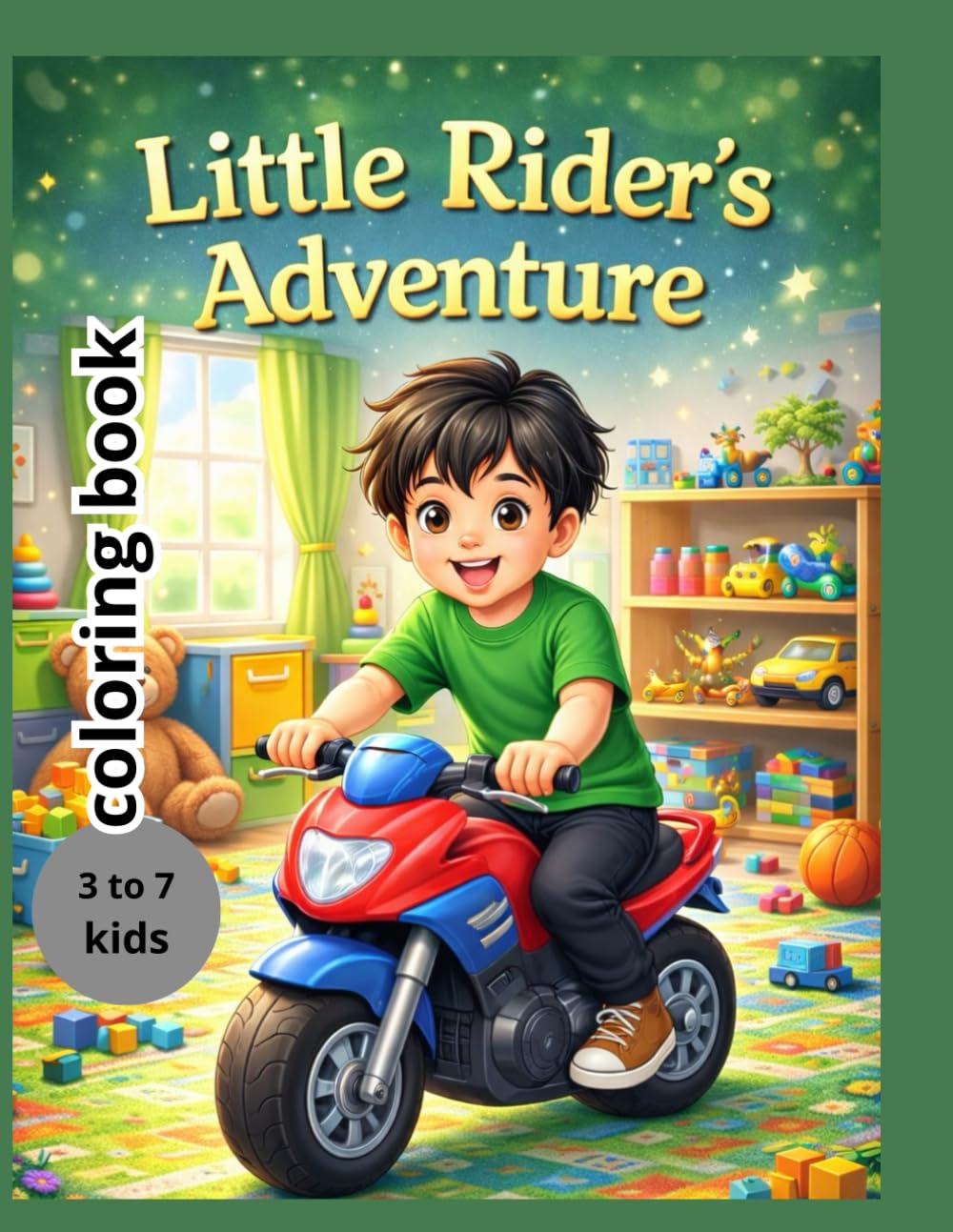 Little Rider’s Adventure: Coloring Book for Kids Ages 3–7