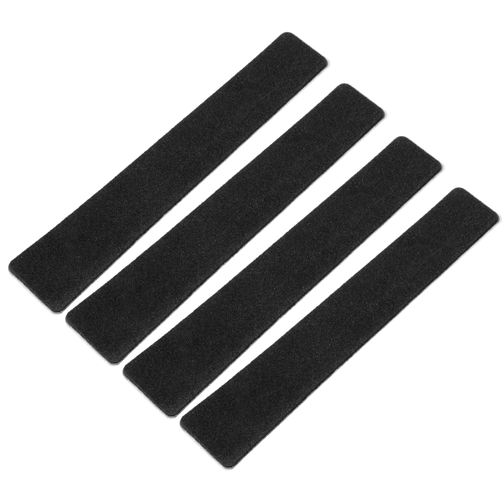 PATIKIL Archery Recurve Bow Limbs Dampener, 2 Pack Adhesive Fur Bowstring Groove Shock Absorber for Recurve Bow Traditional Longbow, Black