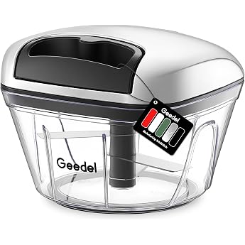 Geedel Onion Chopper Onion Chopper 500 ml Silver