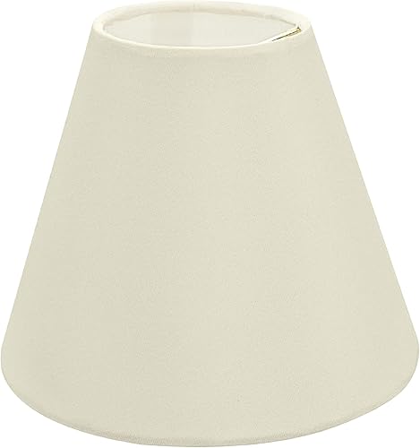 Miniatura 3 de Aspen Creative 32123-2A - Juego de lámparas de araña con clip con forma de imperio pequeño (paquete de 2), diseño de transición en marfil, 6