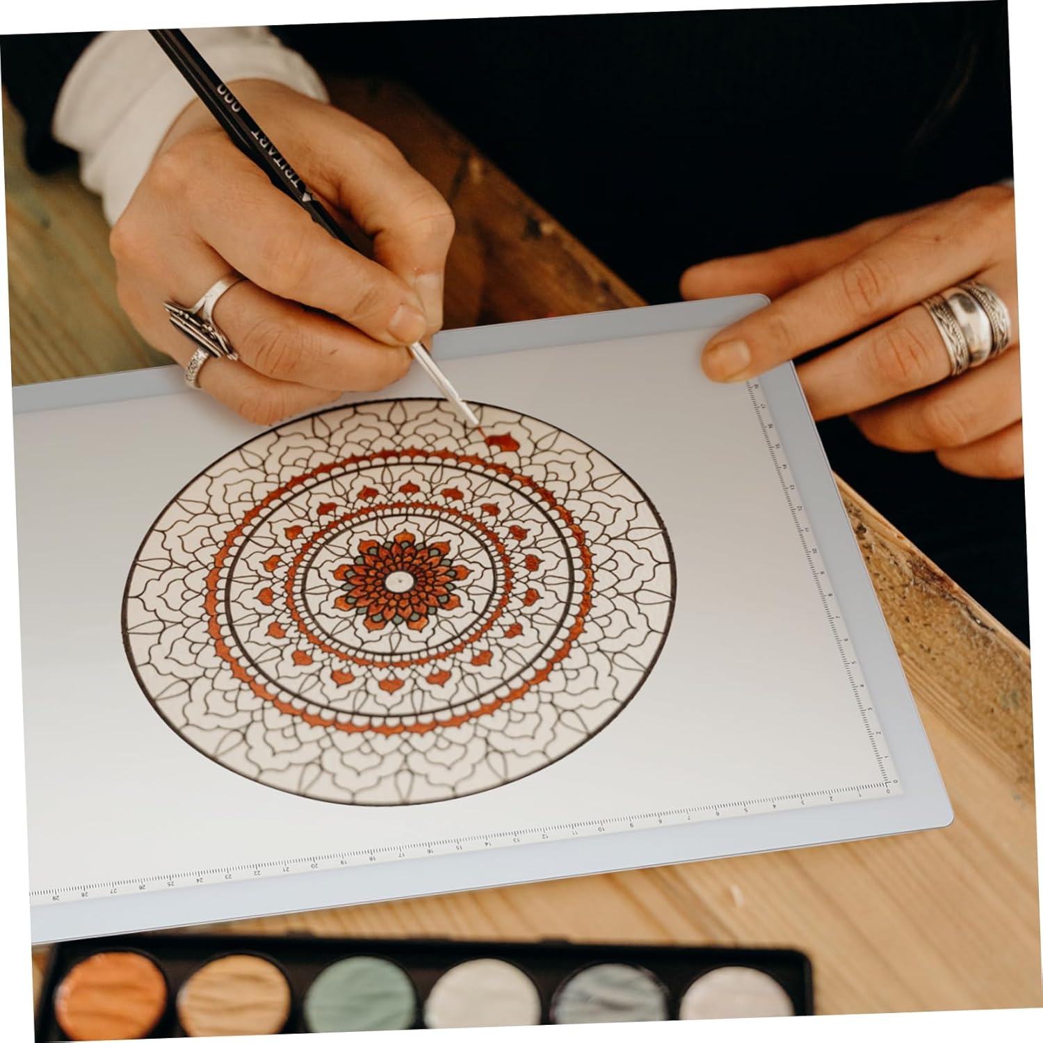 VILLCASE 1pc Sketching Tracing Board Brightness Ultra-Thin USB Copying Pad for Artists Animation Comics Rechargeable Design Portable Light Writing