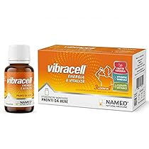NAMED Vibracell Integratore Multivitaminico Completo Naturale | Con Vitamine, Sali Minerali, L-Carnitina e Pappa Reale | Integratori Energia e Vitalità per Adulti e Bambini | 8 Flaconi da 15 ml