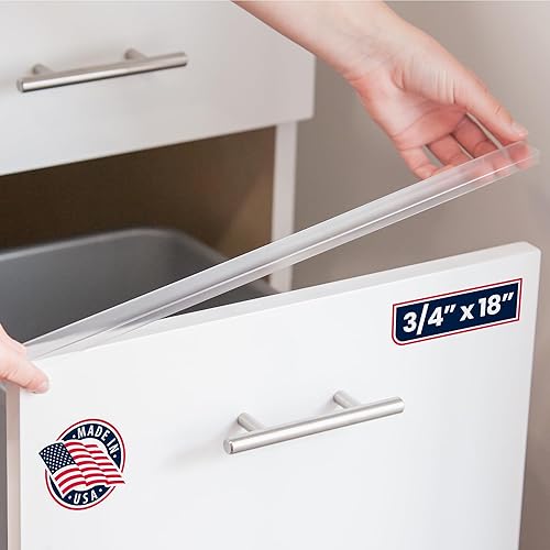 Cabinet Hero Slimline Cabinet Edge Protector - Prevents Chipping, Wear, Discoloration - Drawer Edge Guard, Bumper for Drawer - Easy Slip-On