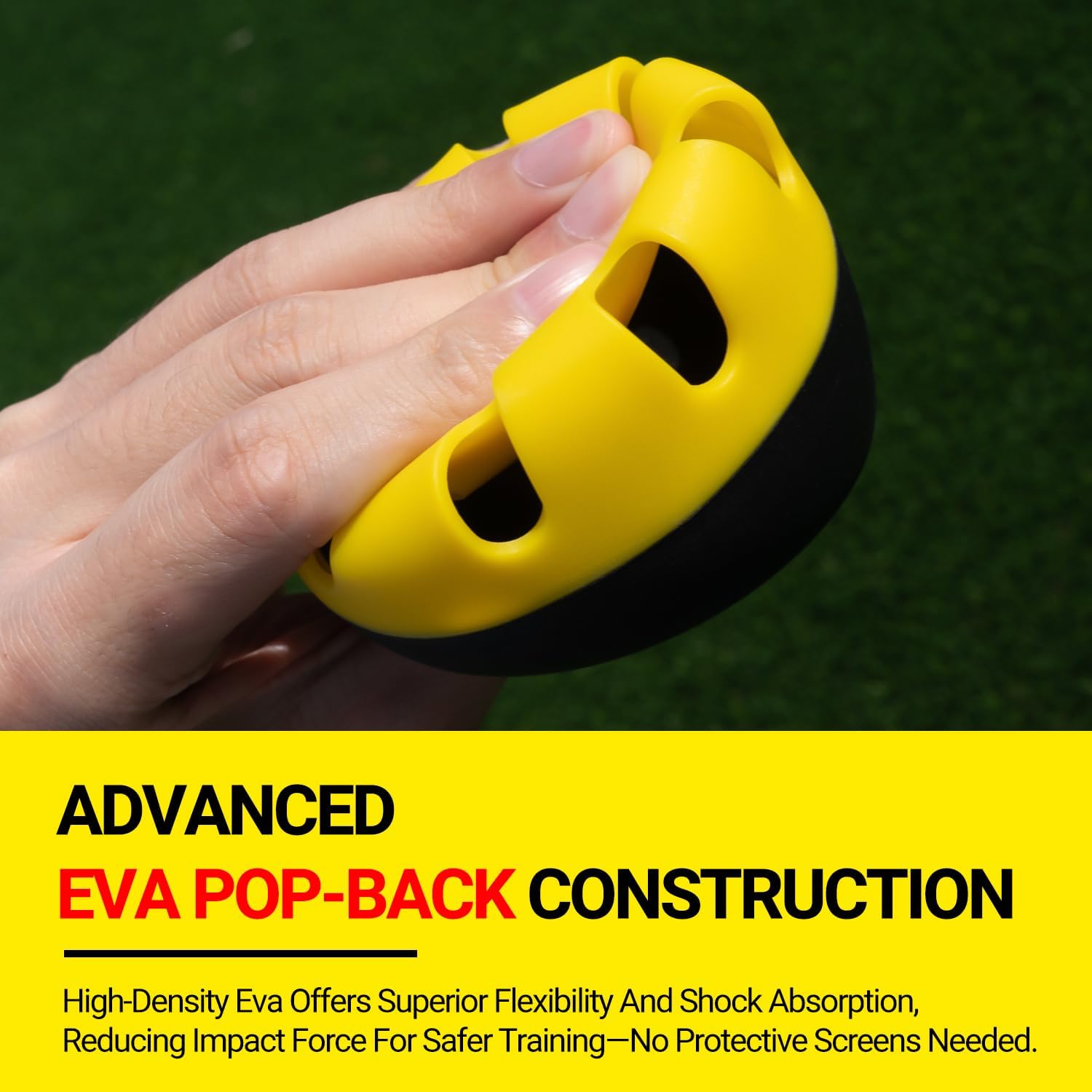 Pro Impact Limited-Flight Practice Baseballs - Ultra Durable Pop-Back Construction Design for Hitting,Batting,Pitching Training, 12 Pack Softball Training Balls for Coaches & Players - Image 4