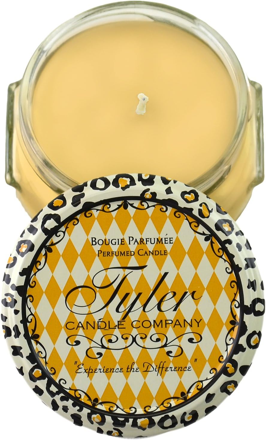 Tyler Glass Fragrance Candle 3.4 Oz,Mango Tango