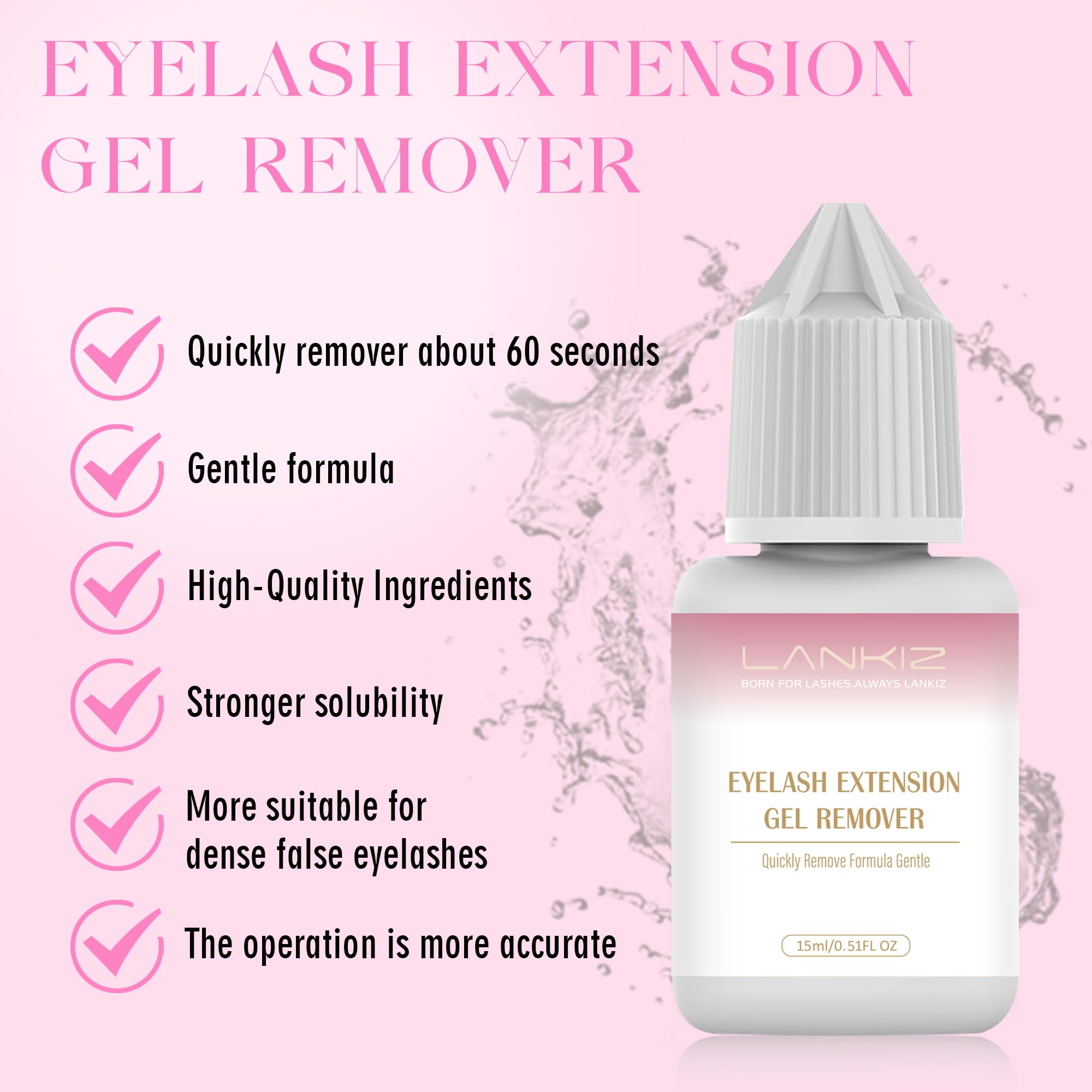 Remover Gel Per Extension Ciglia, 15 Ml, DLux Professional - Foto 12