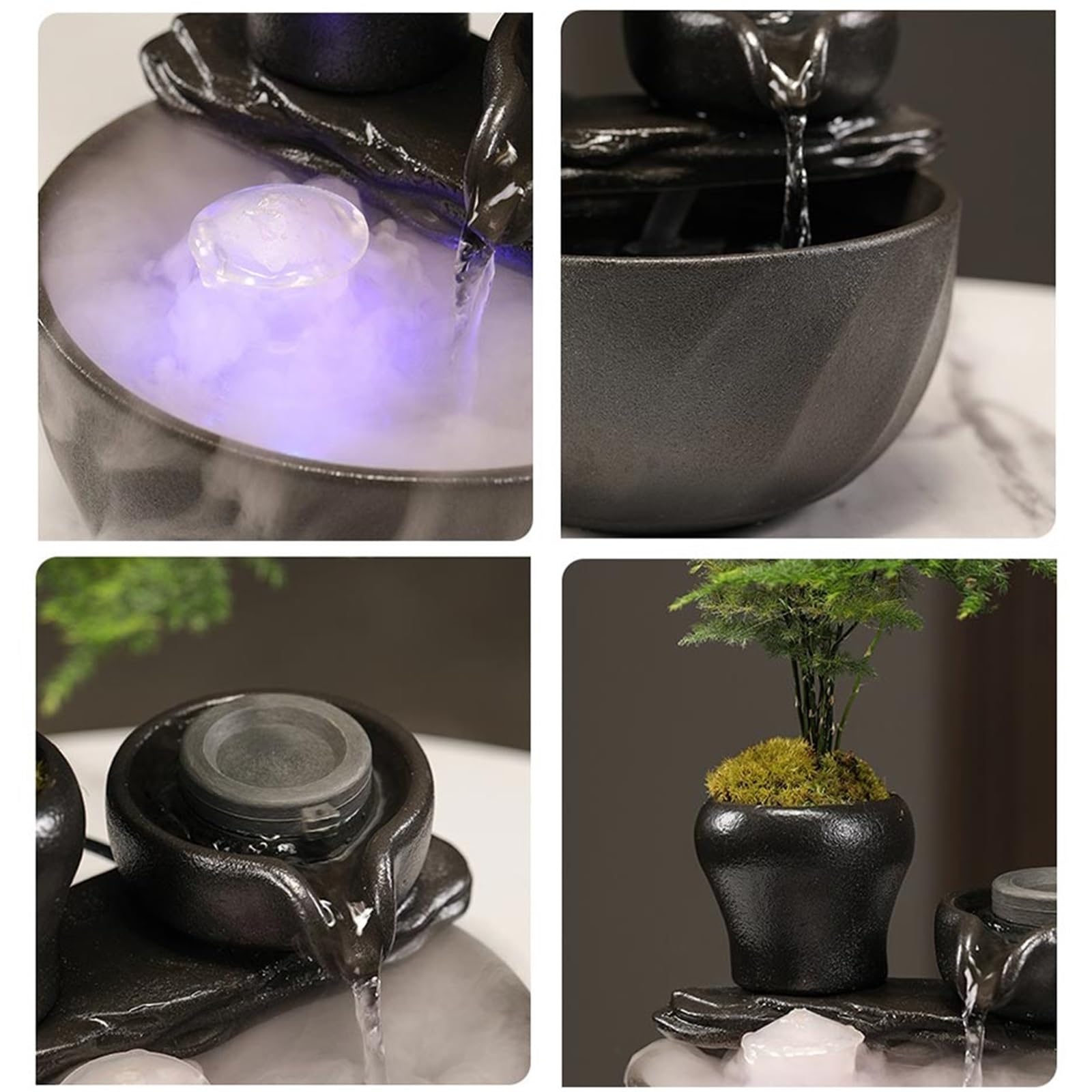 Büro Büro-Desktop-Kleinwasserzirkulations-Aquarium for das Büro zu Hause Dekoration