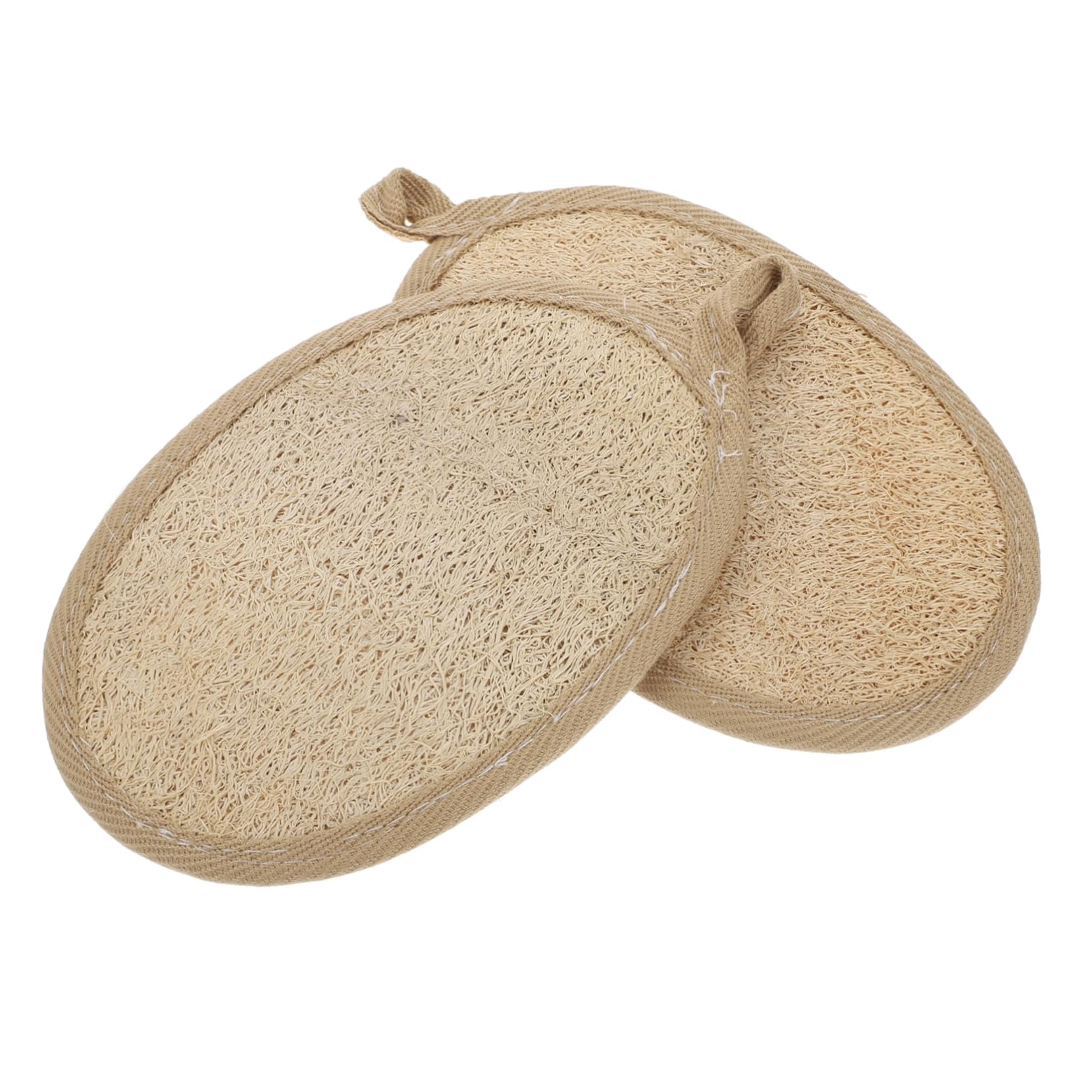 FOMIYES 2pcs Loofah Bath Towels for Body Cleaning Sturdy Shower Rubbing Towels Skin Friendly Easy to Clean Portable Bath Loofah Scrubber for Exfoliating and Lathering