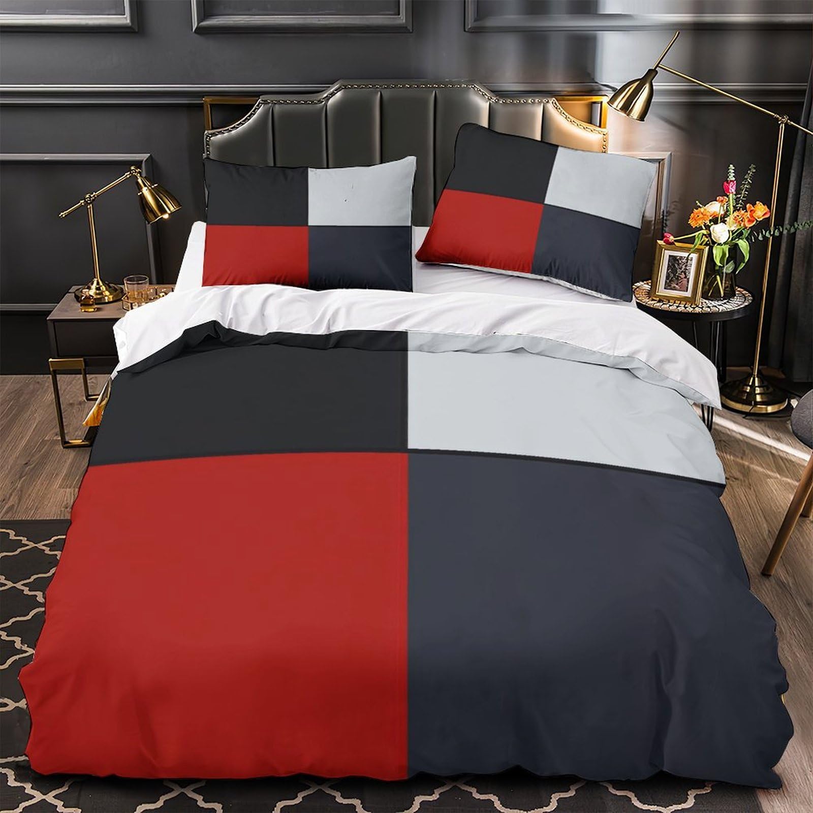 Housse de couette confortable design moderne pour en finir avec les allergies
