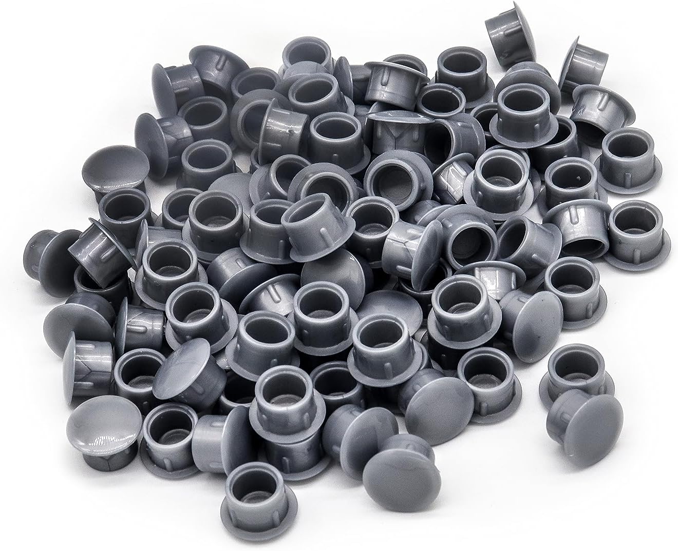 Gray CAM Hole Plugs, 1/2", 100 CT
