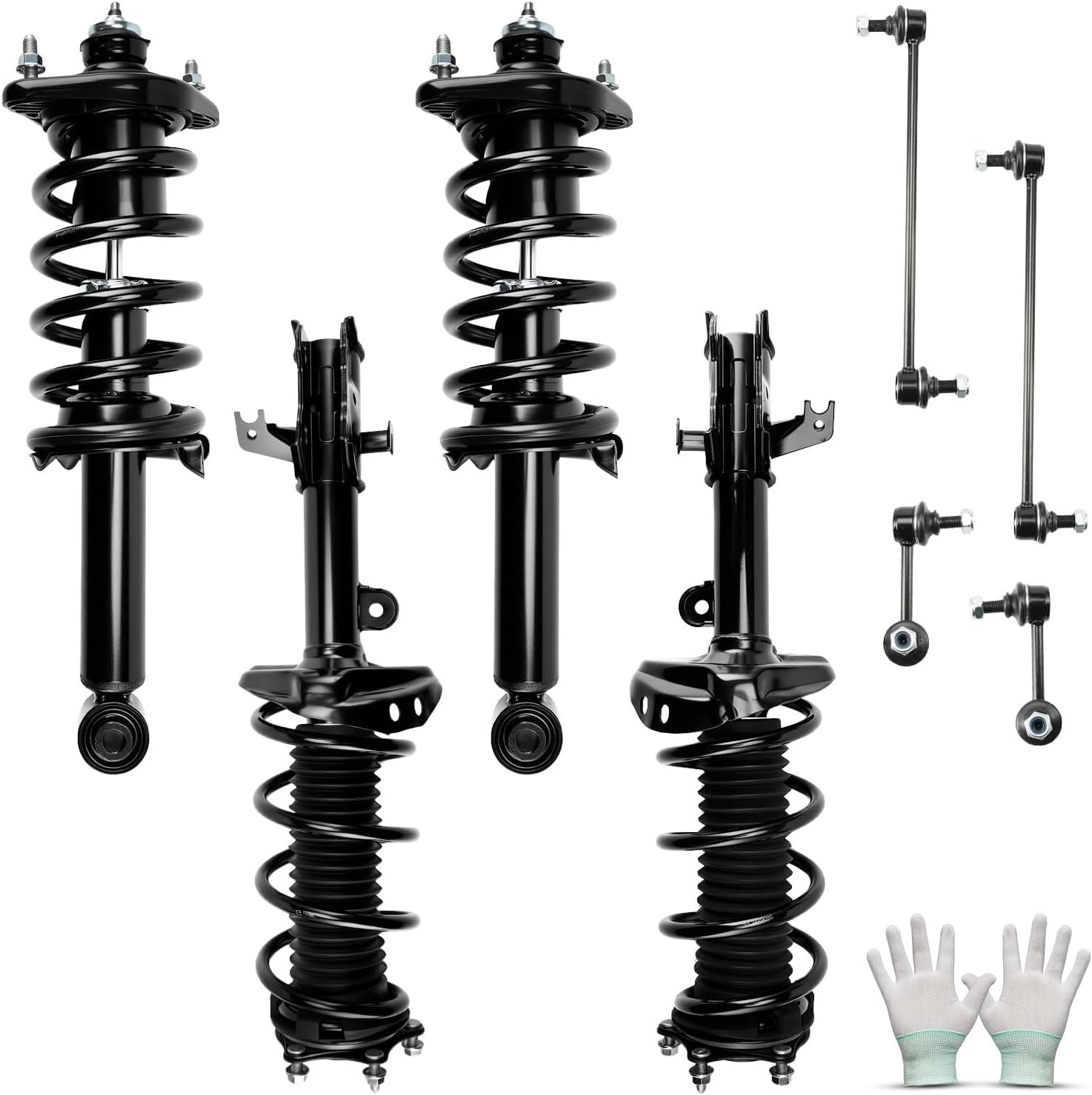 KAX Front and Rear Complete Struts Coil Spring Assembly 272492、272491 4pcs Fit For Honda CR-V 2012-2014 Suspension Struts and Shocks Absorber