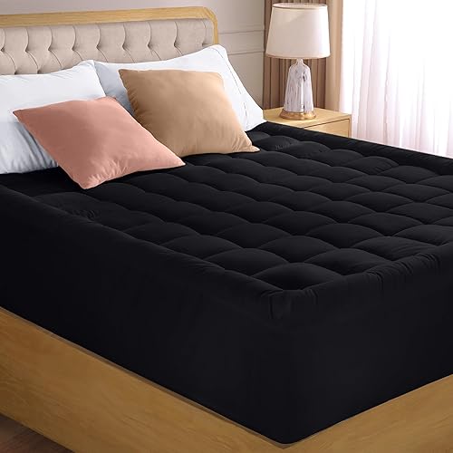 Miniatura 32 de Utopia Bedding Protector de colchón tamaño King, protector de colchón acolchado de alta calidad, funda de bolsillo profundo que se estira hasta 16