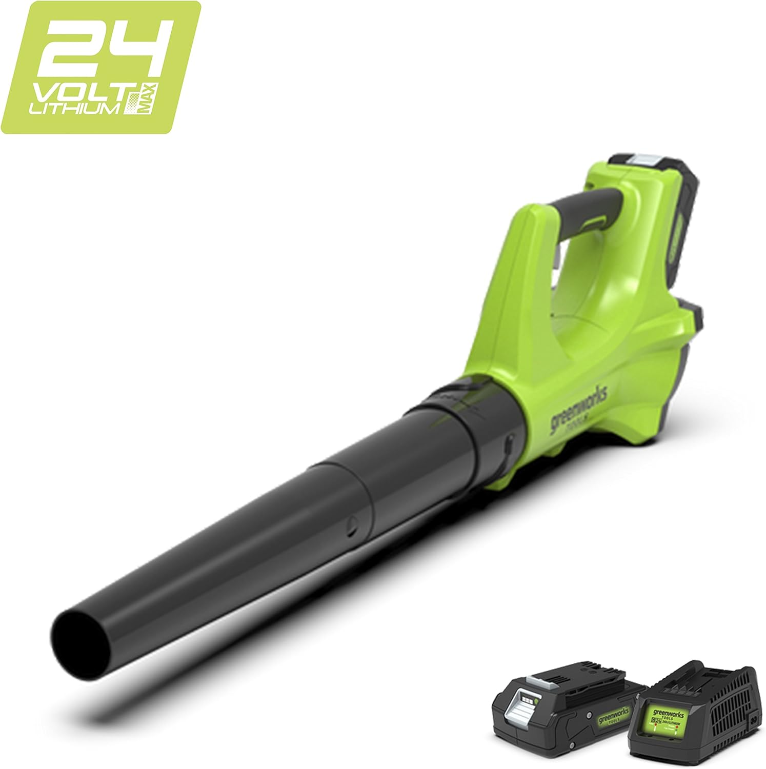 soffiatori di foglie di batteria greenworks