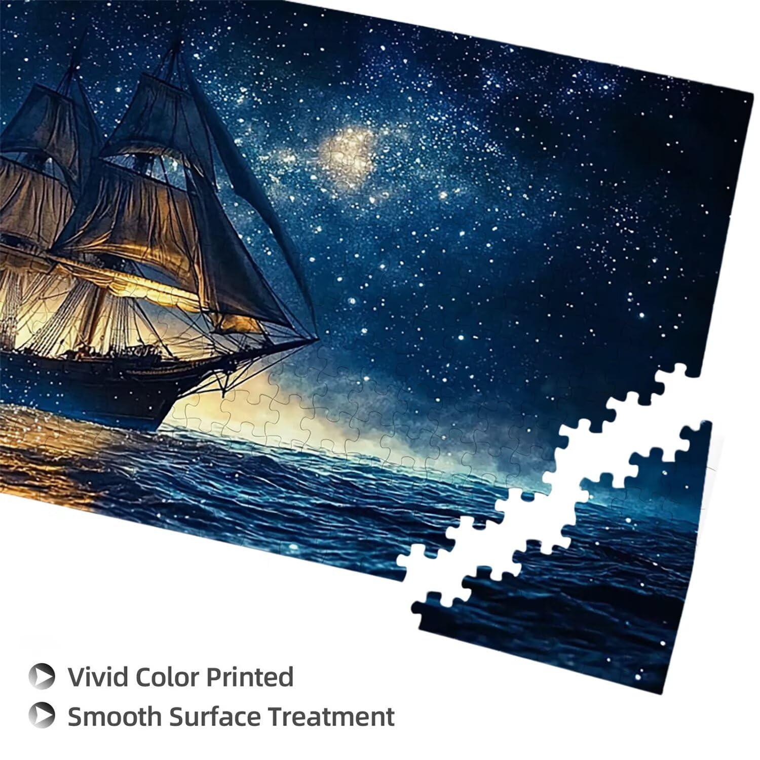 Niebiańskie żagle - Puzzle 1312 elementów dla dorosłych - Puzzle DIY, kreatywna rozrywka, nowoczesna sztuka, klasyczne puzzle dla dorosłych i młodzieży w wieku 12 lat, pomysł na prezent dla mężczyzn i