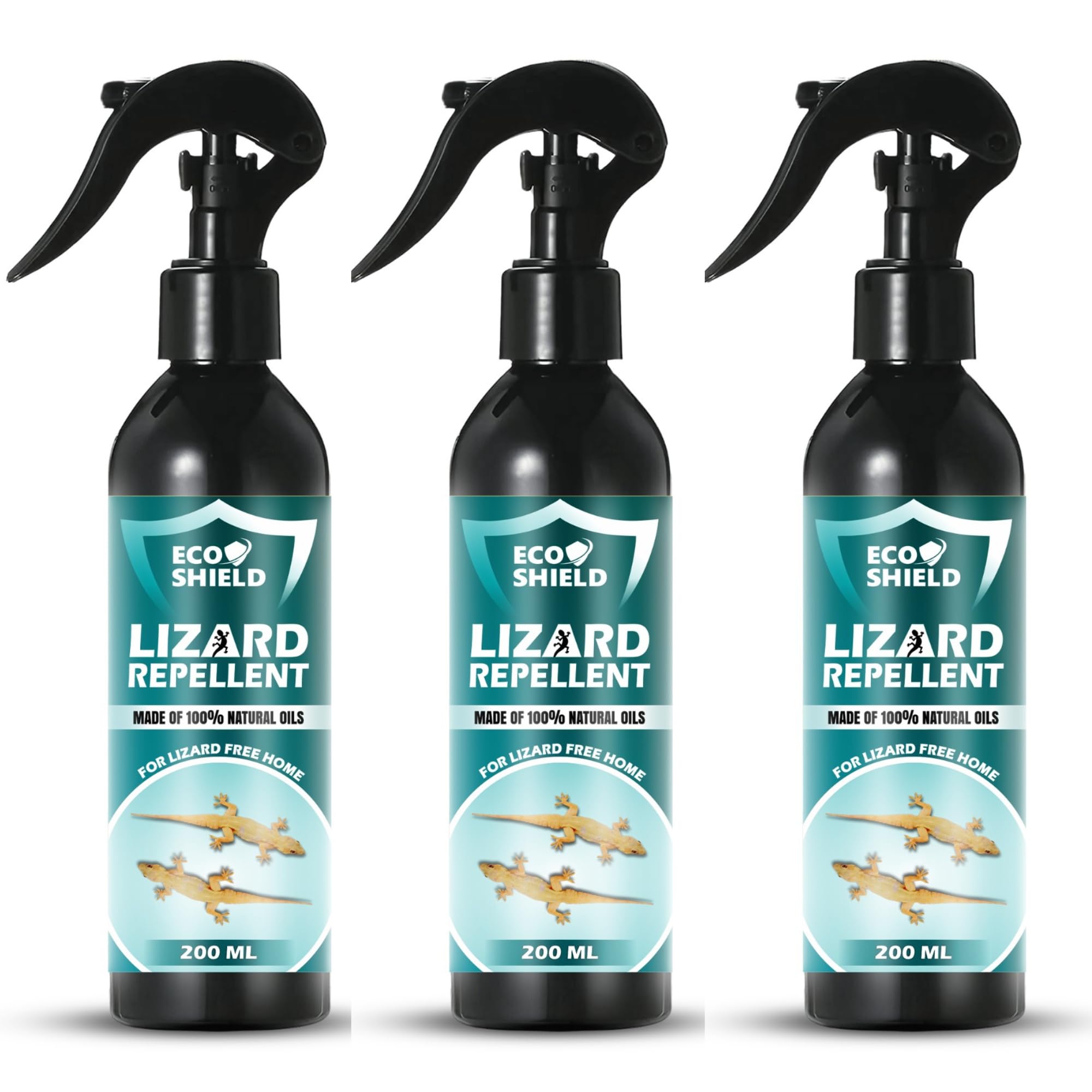 EcoShield Lizard Repellent Spray For Home 200ml | 100% Natural & Effective Pest Control Spray | Blend Of Peppermint & Citronella Oil | Anti Lizard Spray For Home | Safe For Kids And Adults (PACK OF 3) (B0D8CYMNMN) Amazon Price History, Amazon Price Tracker
