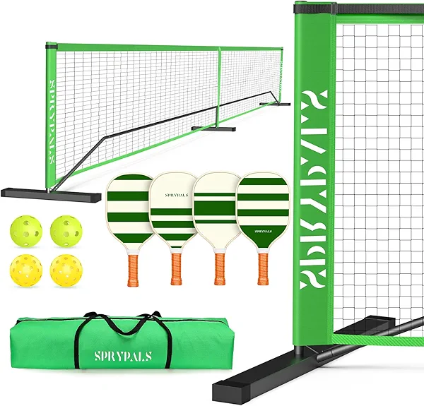 Pickleball Paddles Set of 2/4, USAPA Approved Pickleball Paddle Fiberglass Face Lightweight Pickleball Rackets with Pickle Ball Balls and Carry Bag Pickleball Set for Men & Women