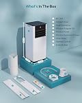 8000 BTU Portable Air Conditioner, AC Unit with Remote Control, 4-in-1 Smart Portable AC with Cooling, Dehumidifier, Fan, and Sleep Mode, with Window Mount Kit, for Apartment, Bedroom up to 250 Sq.Ft