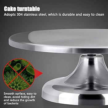 Amazon.com: Cake Turntable, Revolving Cake Stand, 12