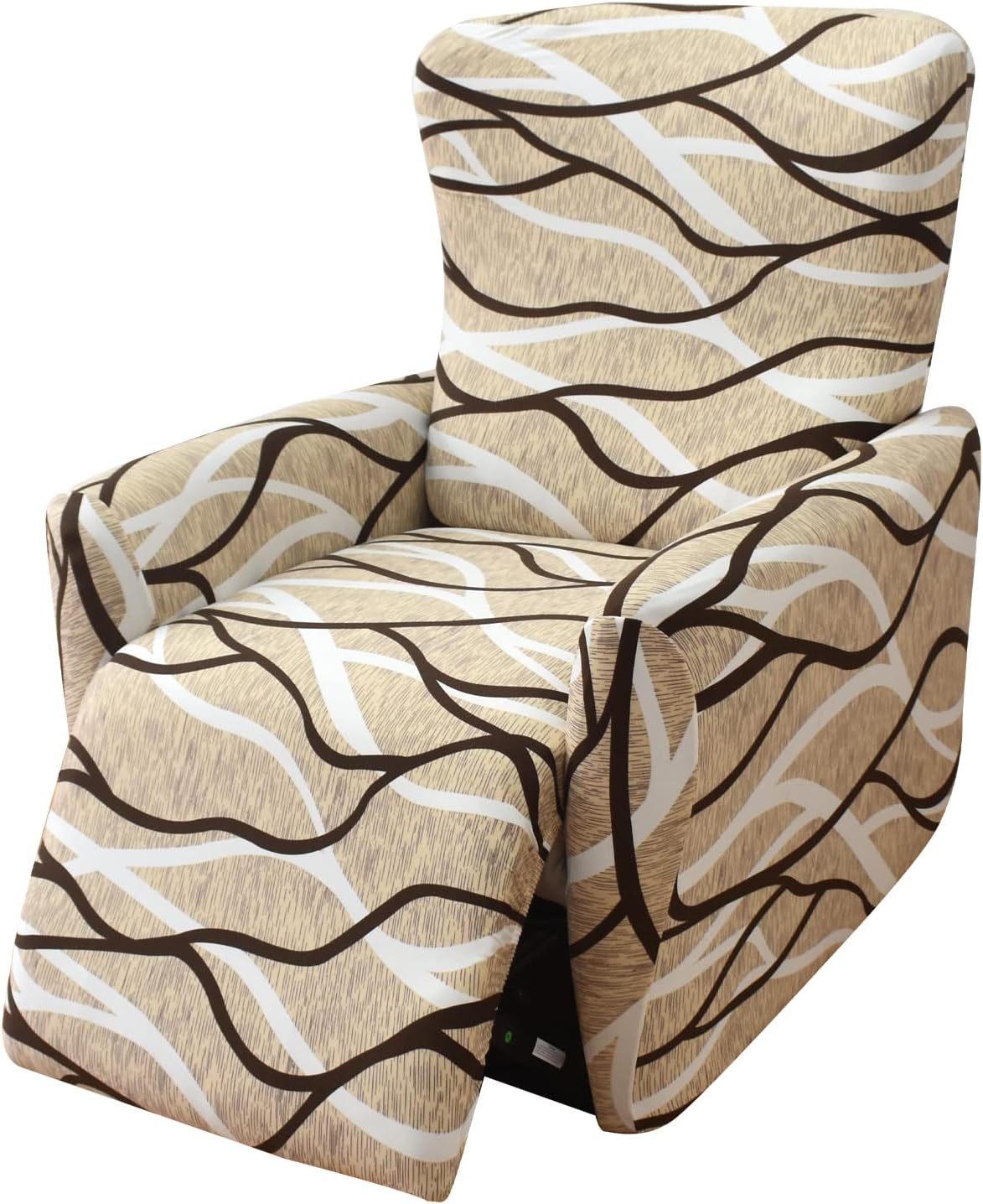 CRFATOP Stretch Recliner Cover 4Pieces 1Seat Recliner