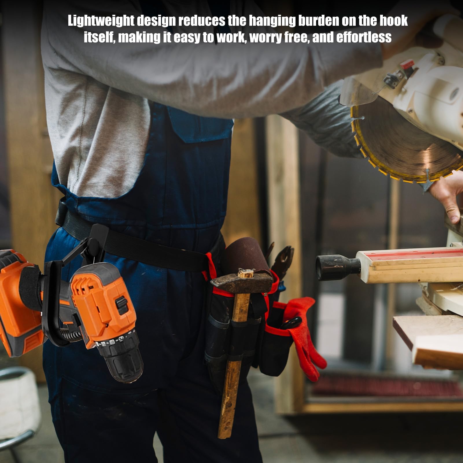 Universal Belt Hook Scaffolding Tool Holster Organizer Drill Holder Belt Clip Impact Wrench Holder for Cordless Drills Impact Drivers Alternative to Pouch - Image 3