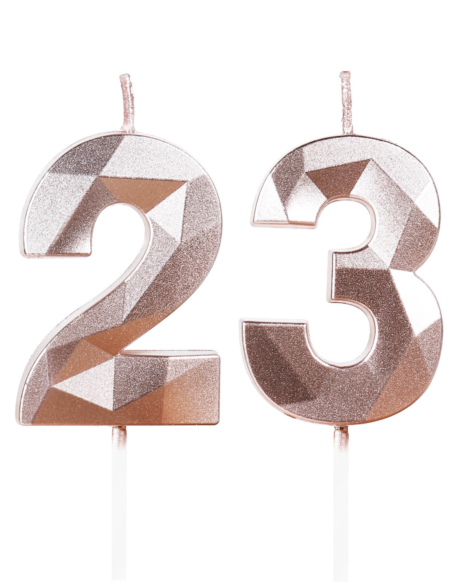 Yiran 50th Birthday Candles, Gold Number 50 Happy Birthday Candles, Cake Topper Decorations for Birthday Party, Wedding Anniversary Celebration Supply — view 74