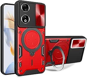 Case For Moto Edge 50 Fusion,Military Grade Flashing [Built-in Kickstand] Magnetic Rotate Ring Holder Heavy Duty Tpu Pc Shockproof Protect Phone Motorola F - View #3