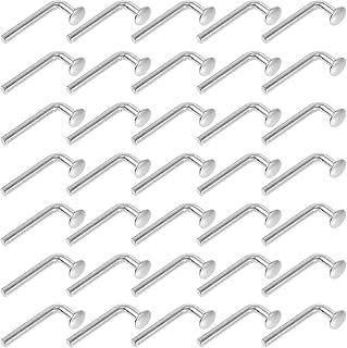 ULTECHNOVO Loading Pin 100pcs Pallet Rack Safety Bolts， Pallet Rack Drop Pin Heavy Duty Safety Pin J Bolt Safety Universal Pin for Warehouse Pallet Rack Safety Pin