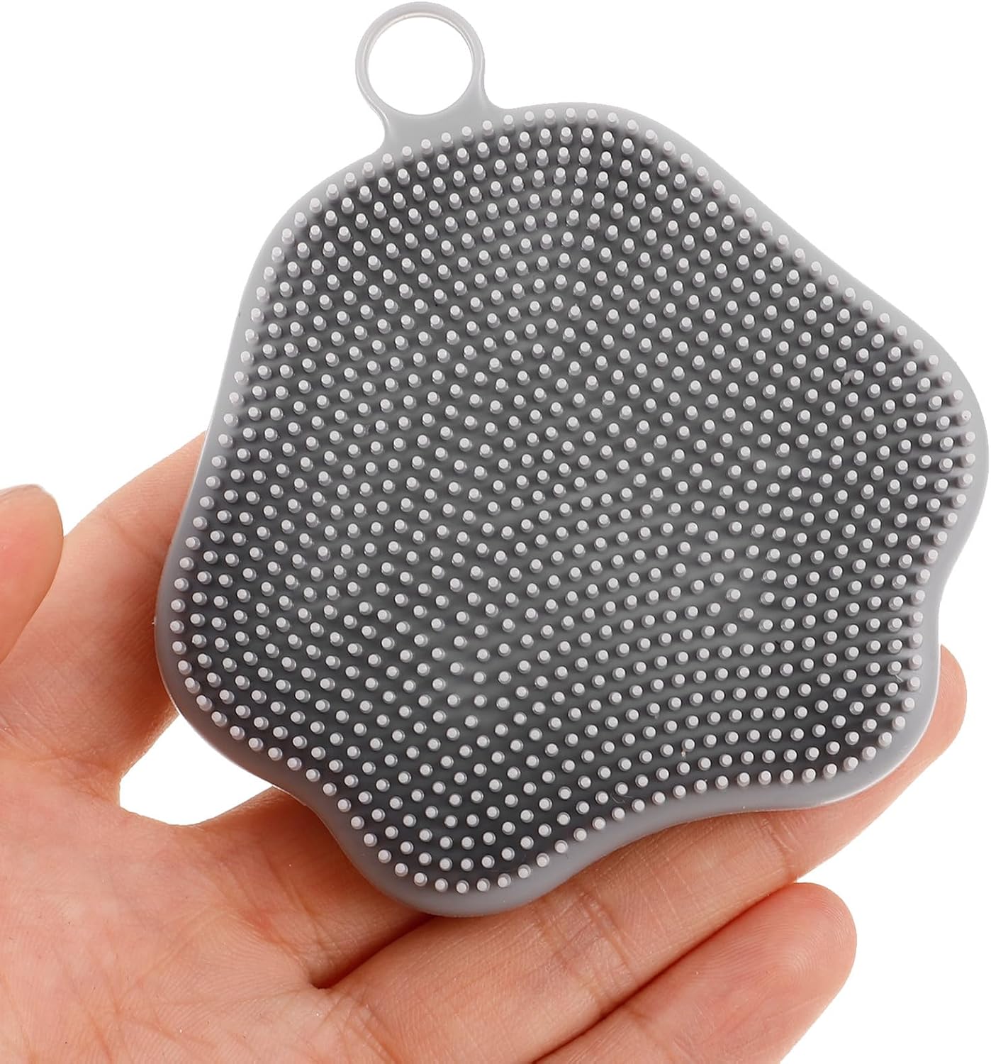 CHILDWEET Silicone Face Scrubber Manual Cleansing Exfoliator Brush Soft Bristles Deep Cleaning Facial Brush for Blackhead Removal Bath and Makeup Use