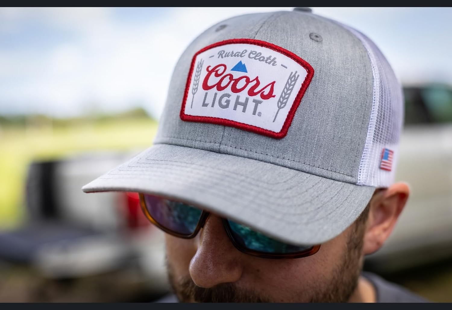 Rural Cloth Coors Light Adjustable Snap Back Hat