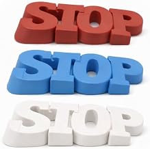 STOP Kapı Tutucu, Çikolata ve Beyaz Görünümlü PVC Malzeme Kapı Stoperi, Kaymaz Kapı Altı Tutucu, Kapı Kapanmasını Engeller, Dayanıklı Kapı Durdurucu, Ev Ofis Yatak Odası için Kapı Stoperi