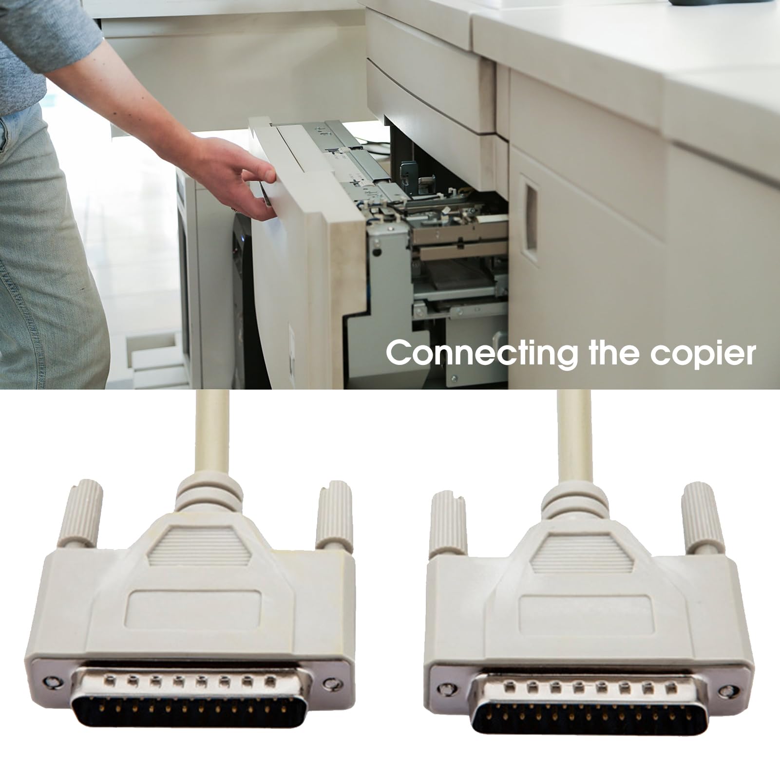 Cable de datos para impresora, cable de impresora profesional de alta velocidad 1,5 m, 3 m, 5 m, puerto paralelo de 25 pines, DB25 macho a macho, cable de extensión LPT para impresora de