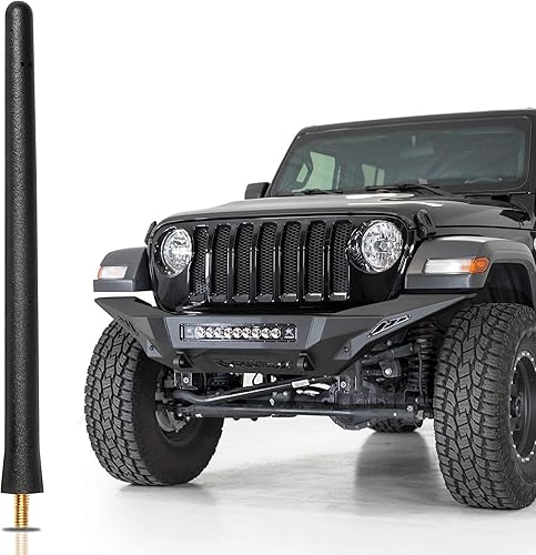 VOFONO Antena compatible con Jeep Wrangler Gladiator JL JK JT Unlimited Sport Willys Rubicon Sahara 4xe Antena para radio AM FM, accesorios Jeep