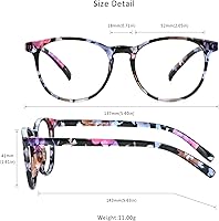 Vista 7 de LifeArt - Lentes con bloqueo de luz azul para leer en la computadora.