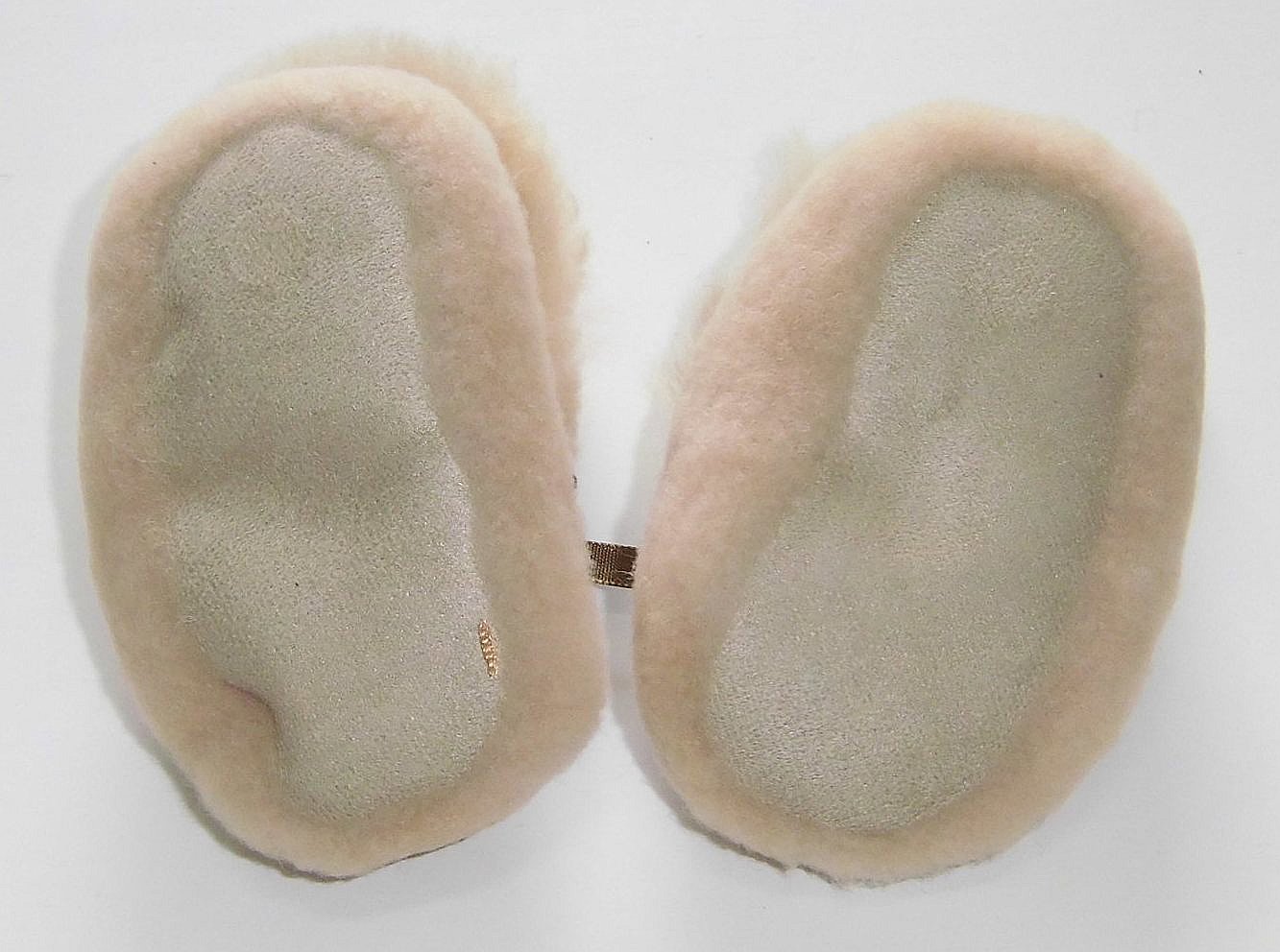 Chaussures souple pour bébé (garçon) beige ivoire 6-9 mois