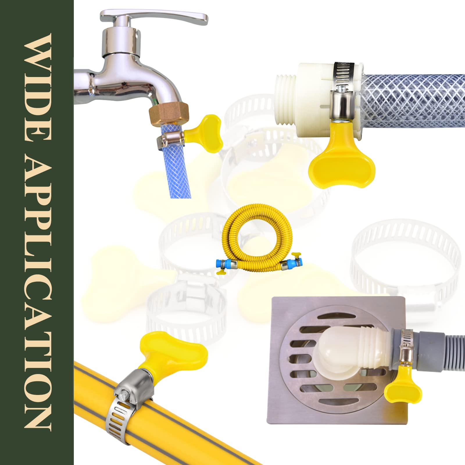 Hose Clamp Kit - 65 Pcs Stainless Steel Assortment -6 Hose Clamp Kit - 65 Pcs Stainless Steel Assortment -6