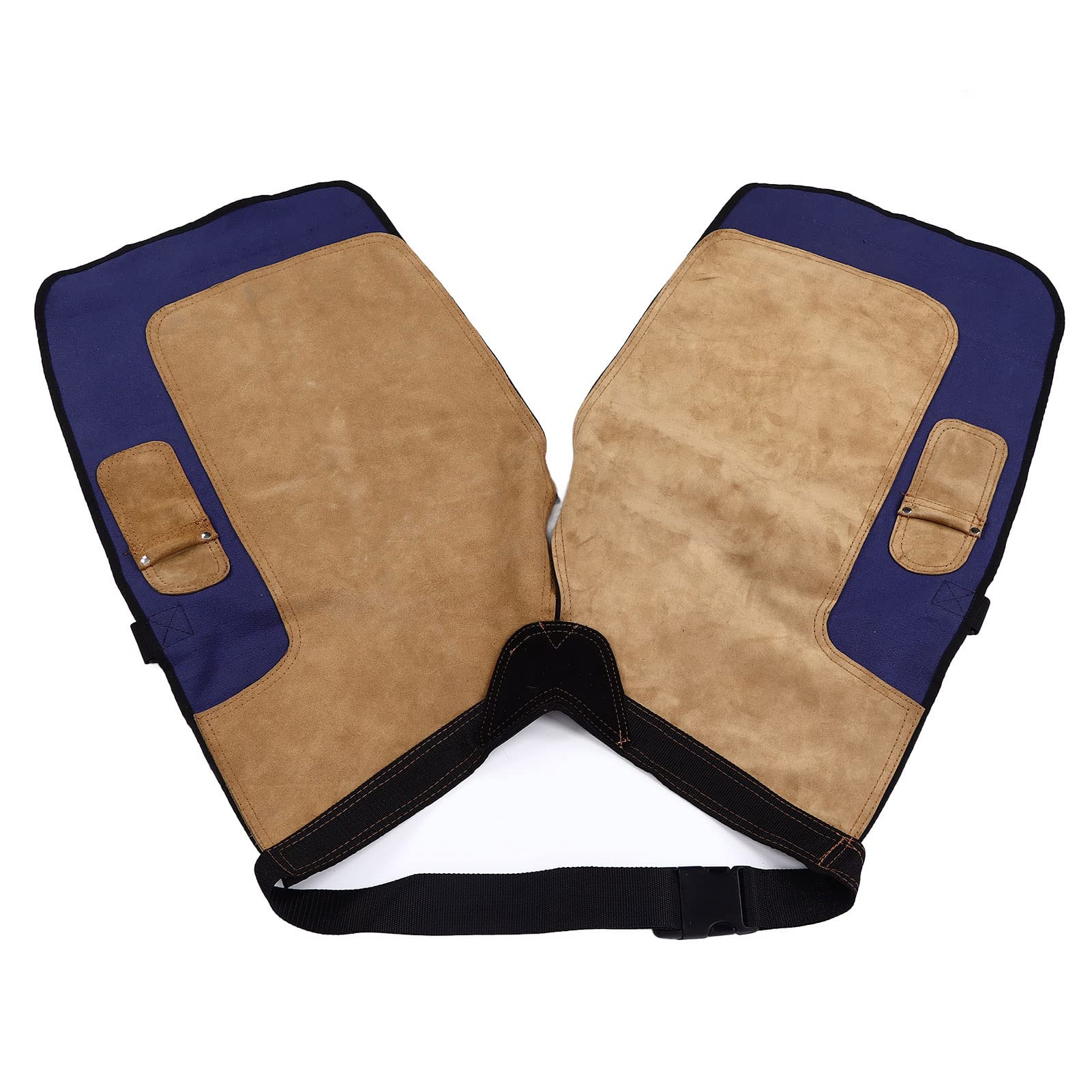 Delantal de herrador de Caballos Delantal Profesional de Limpieza de Herradura Resistente con Bolsillos para herradores Trabajadores estables Hecho de Lona Duradera de Piel de