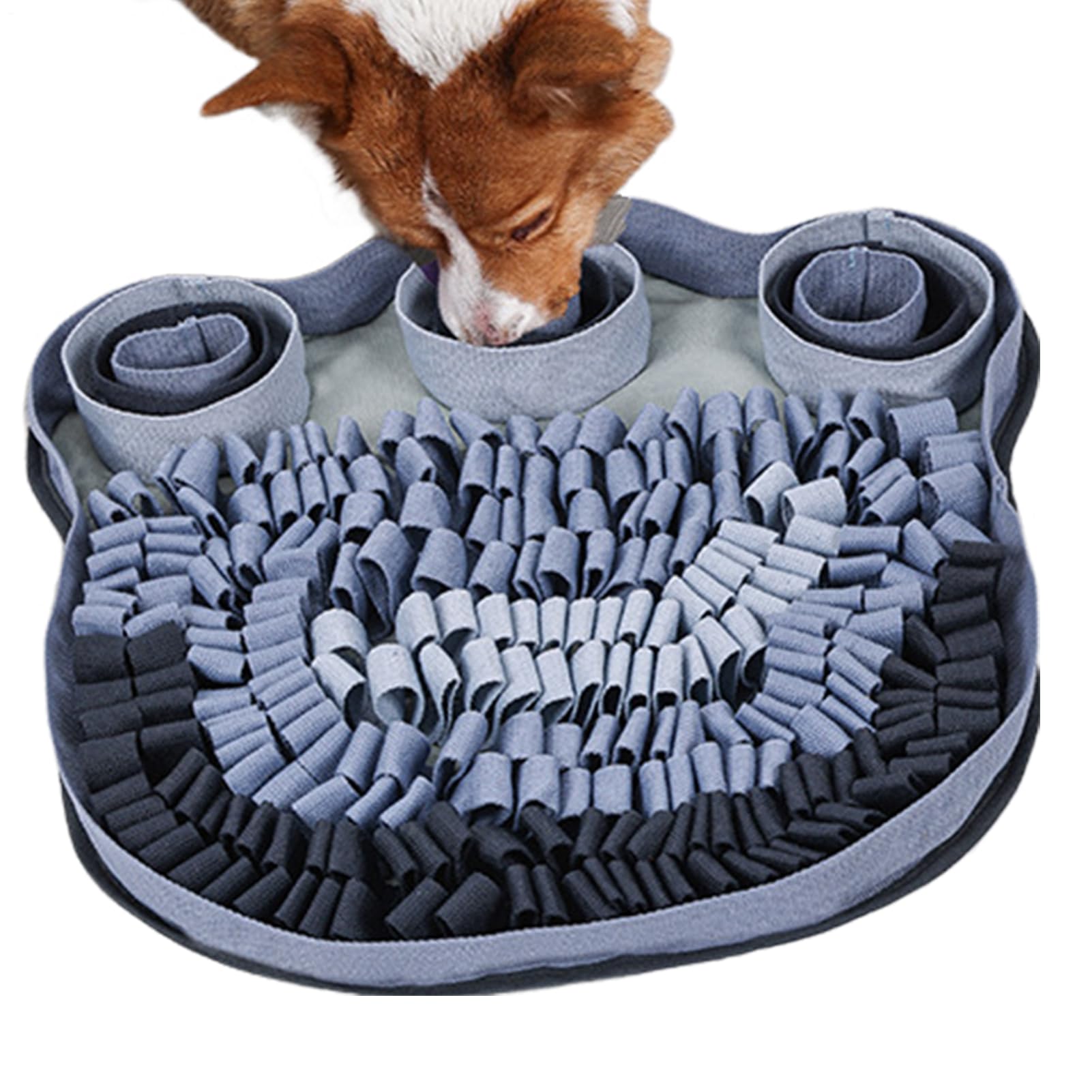Schnüffelteppich für Hunde 49 cm x 49 cm Gehirntraining Puzzle Spielzeug