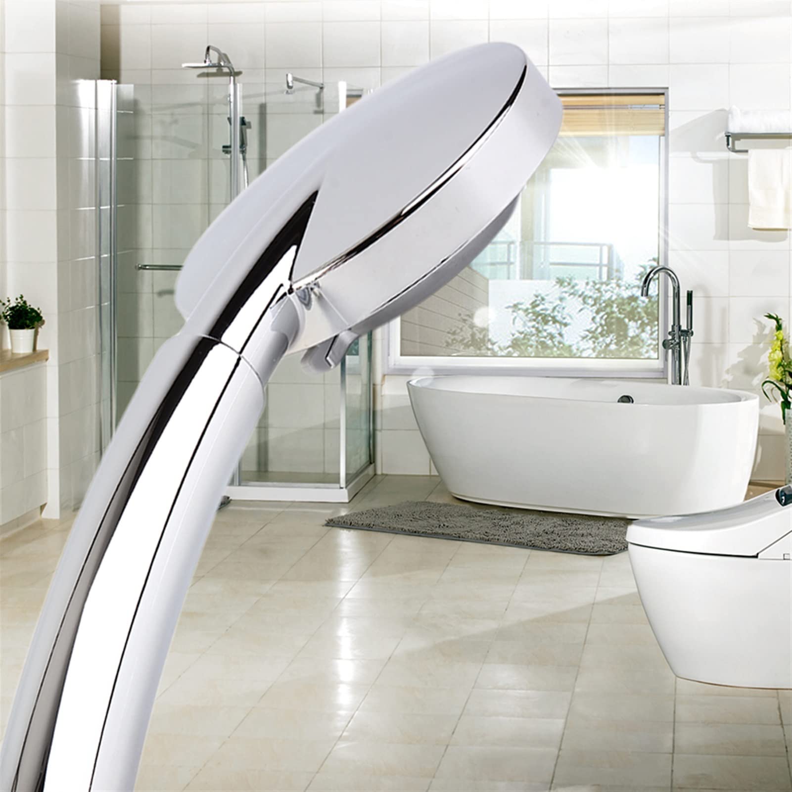 Prysznice, uniwersalne, trwałe, stylowe, srebrne, z oszczędzającą wodę głowicą deszczową, łazienka SPA, łatwe w montażu, żyrandole z głowicami prysznicowymi.