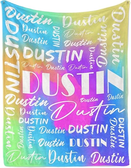 Name Blanket Personalized Name Blanket Customized Blanket with Name Text for Adult Kid Birthday Christmas Mothers Fathers Valentines Day Gift