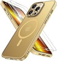 Vista 52 de Miracase - Funda magnética para iPhone 13 de 6.1 pulgadas (compatible con MagSafe) (con 2 protectores de pantalla), protección de grado militar