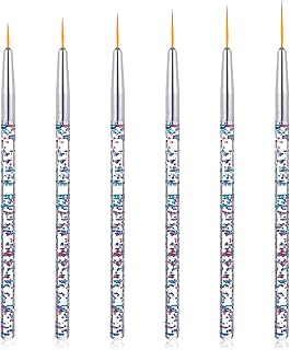 6 pinceles delineadores de ojos, punta fina f...