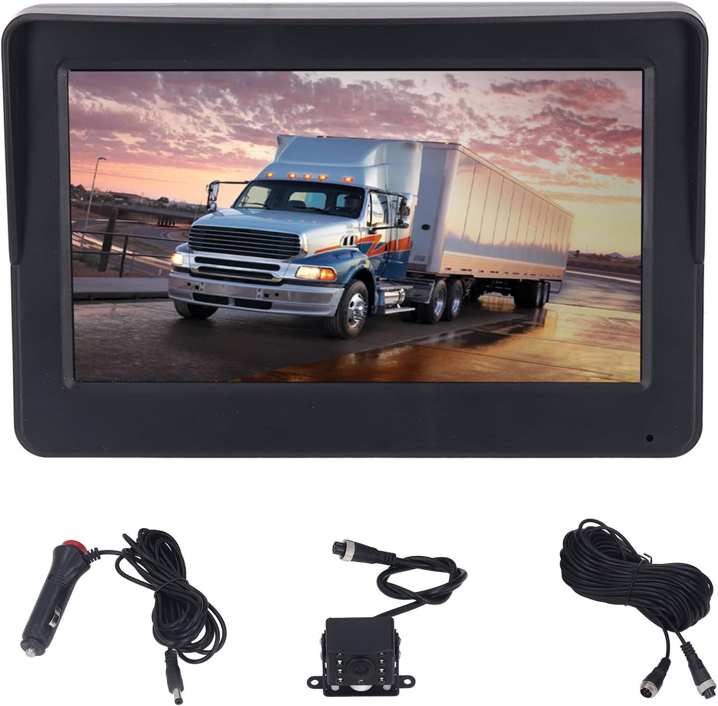 車のリアビューモニター 7インチモニター付きkimissバックアップカメラ赤外線ナイトビジョンリアビューカメラシステムip69kキャンピングカー用防水ユニバーサルrv トレーラートラック12v 24v 再入荷 予約販売