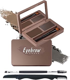 Kit de polvo para cejas, 2 colores, paleta de...