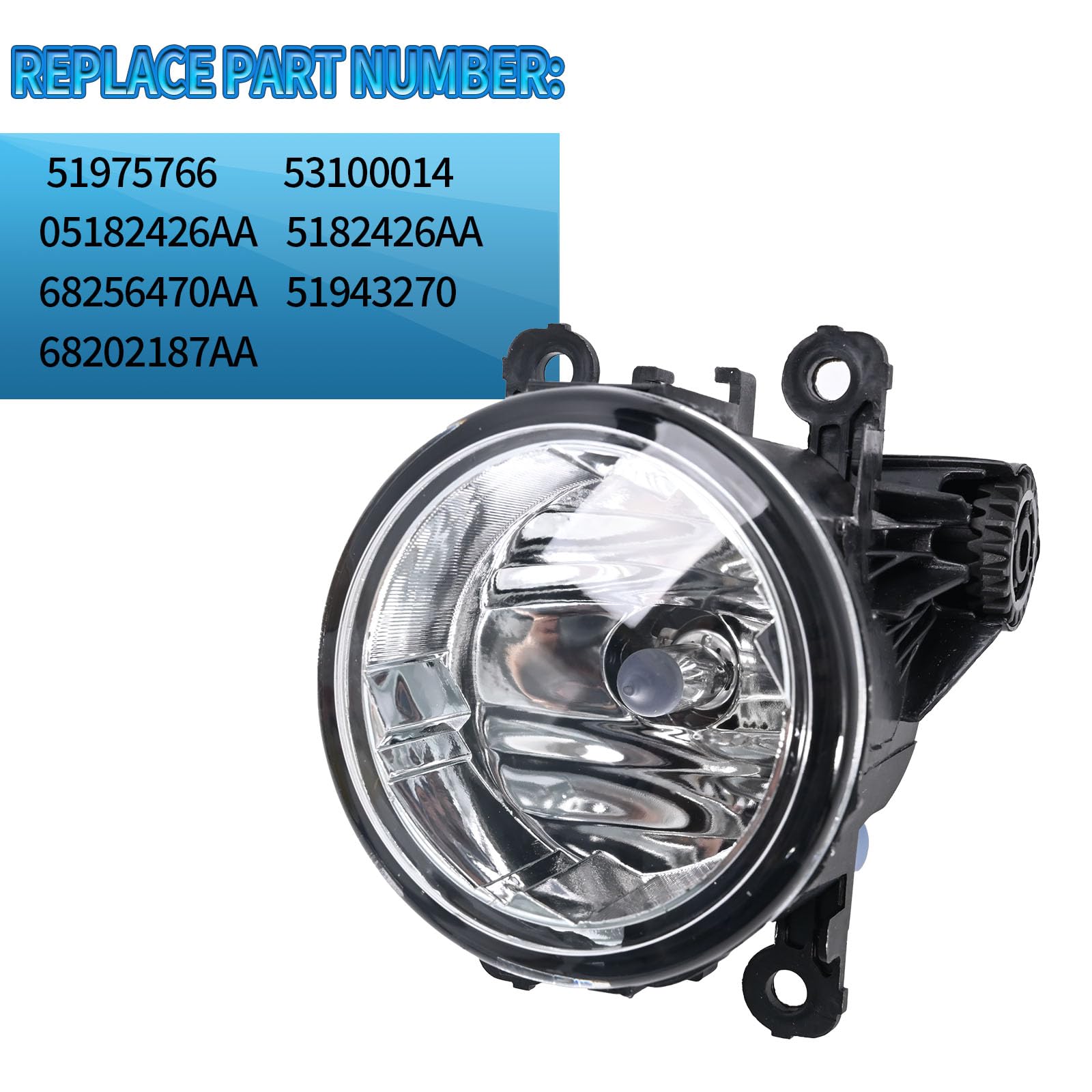 Amazon.com: Aynaxcol CH2592152 68202187AA Fog Light Driving Lamps