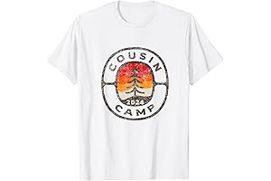 Cousin Camp 2024 Vintage Wilderness Sunset T-Shirt