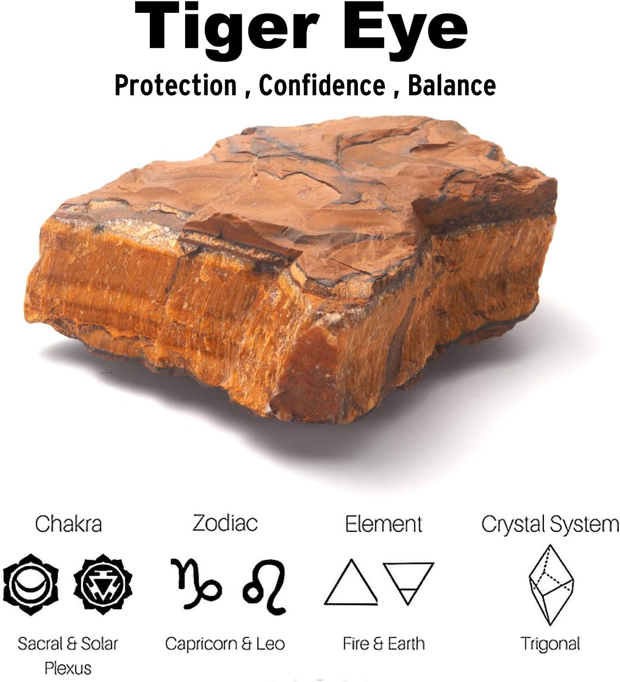 Tiger Eye Beads Beaded Necklace Chain for Men,Natural Gemstone Healing Crystal Jewelry 50/60/70cm - Image 3