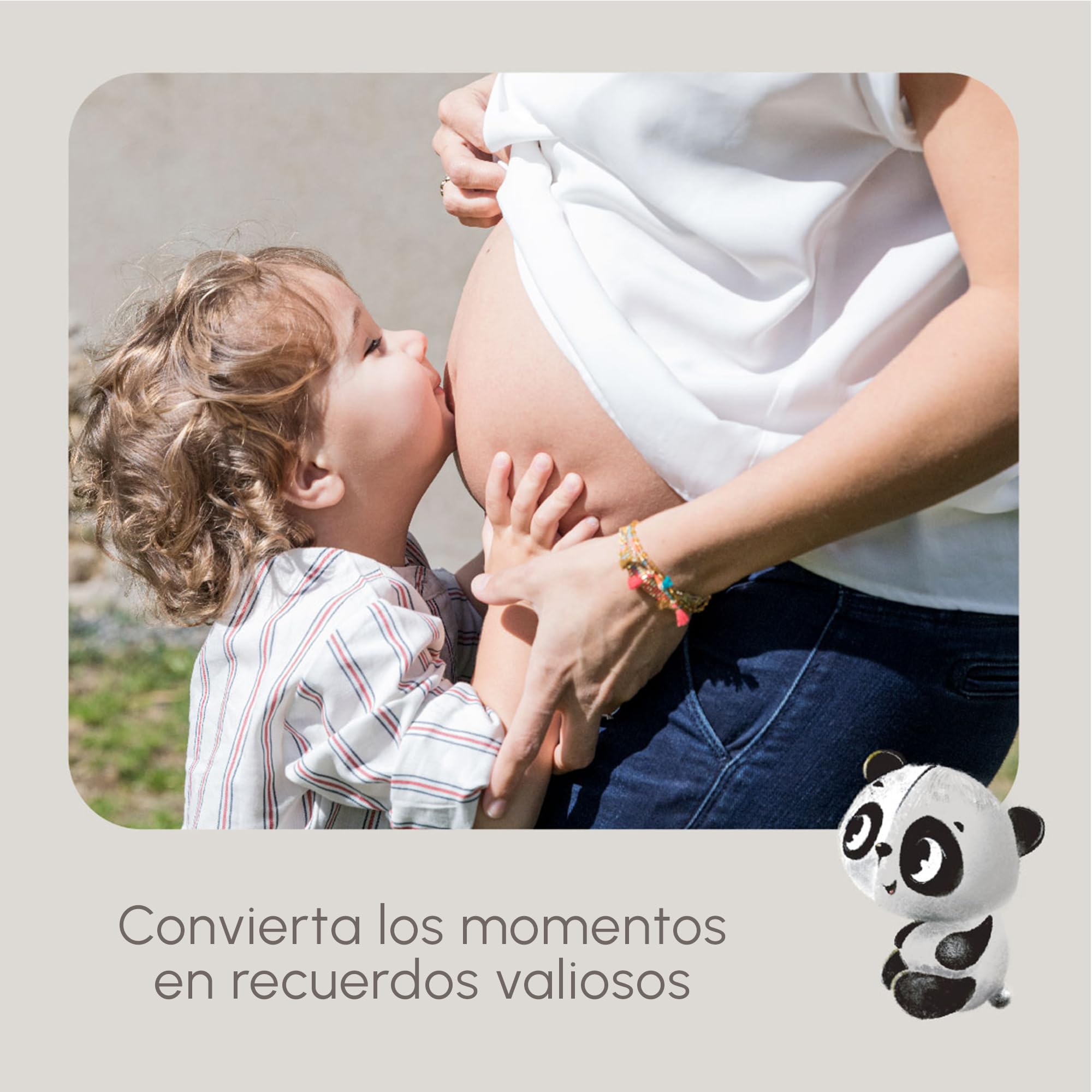 Tiny Love Marco Único, Kit Huella Bebé Pie y Manos, Kit Cuadro Personalizado con Foto, Recuerdo Pie y Mano, Dermatológicamente Testado, Regalos Recién Nacidos, Kit Todo en Uno, Tiny Creations, Blanco