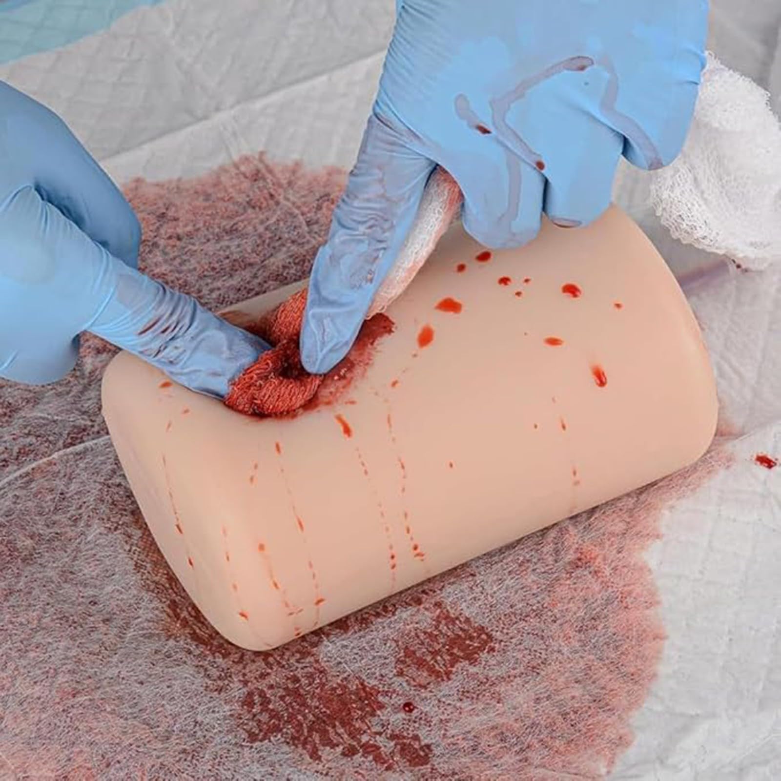 Modelo De Cuidado De Heridas Entrenador Hemostático Para El Cuidado De Heridas Simulador De Vendaje Y Torniquete Primeros Auxilios A