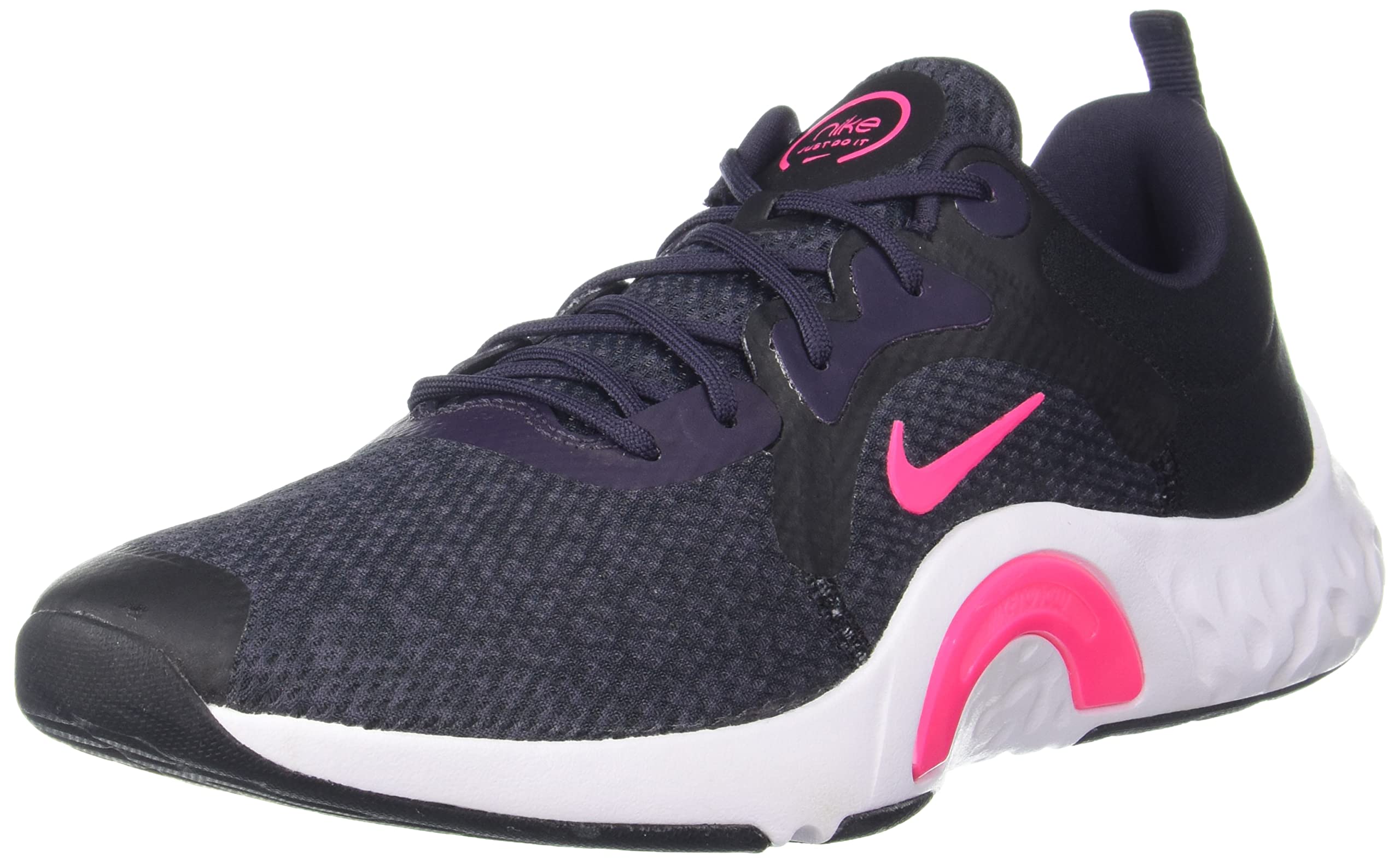 Nike Renew In-​Season TR 11, Zapatillas de Entrenamiento Mujer, Negro (Black Hyper/​Pink Cave/​Purple Lilac), 38 EU